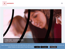 Tablet Screenshot of jugendinfo.lu